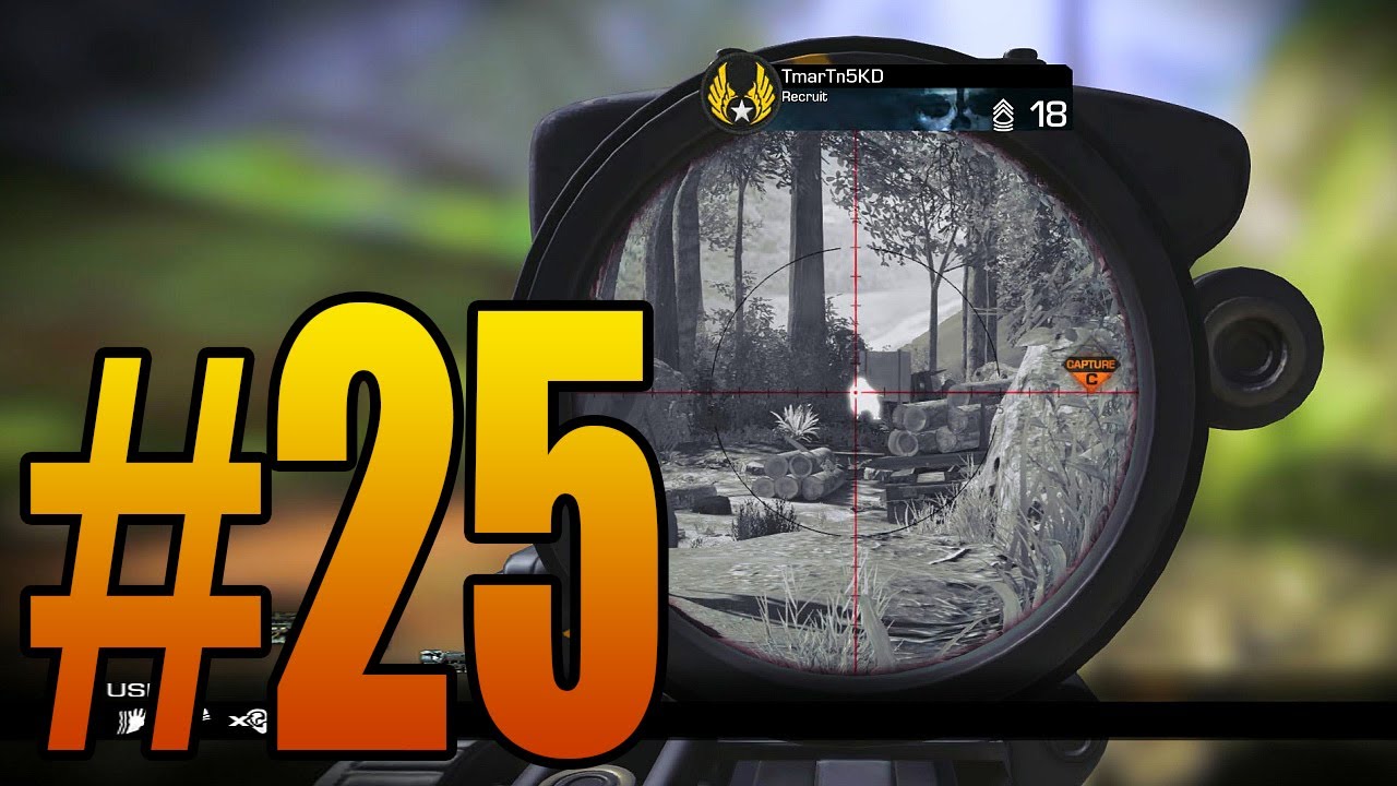 Ghosts 5 KD Challenge, эпизод 25 — СНАЙПНЫЙ ЭКШЕН! (Игровой процесс Call of Duty для PlayStation 4)