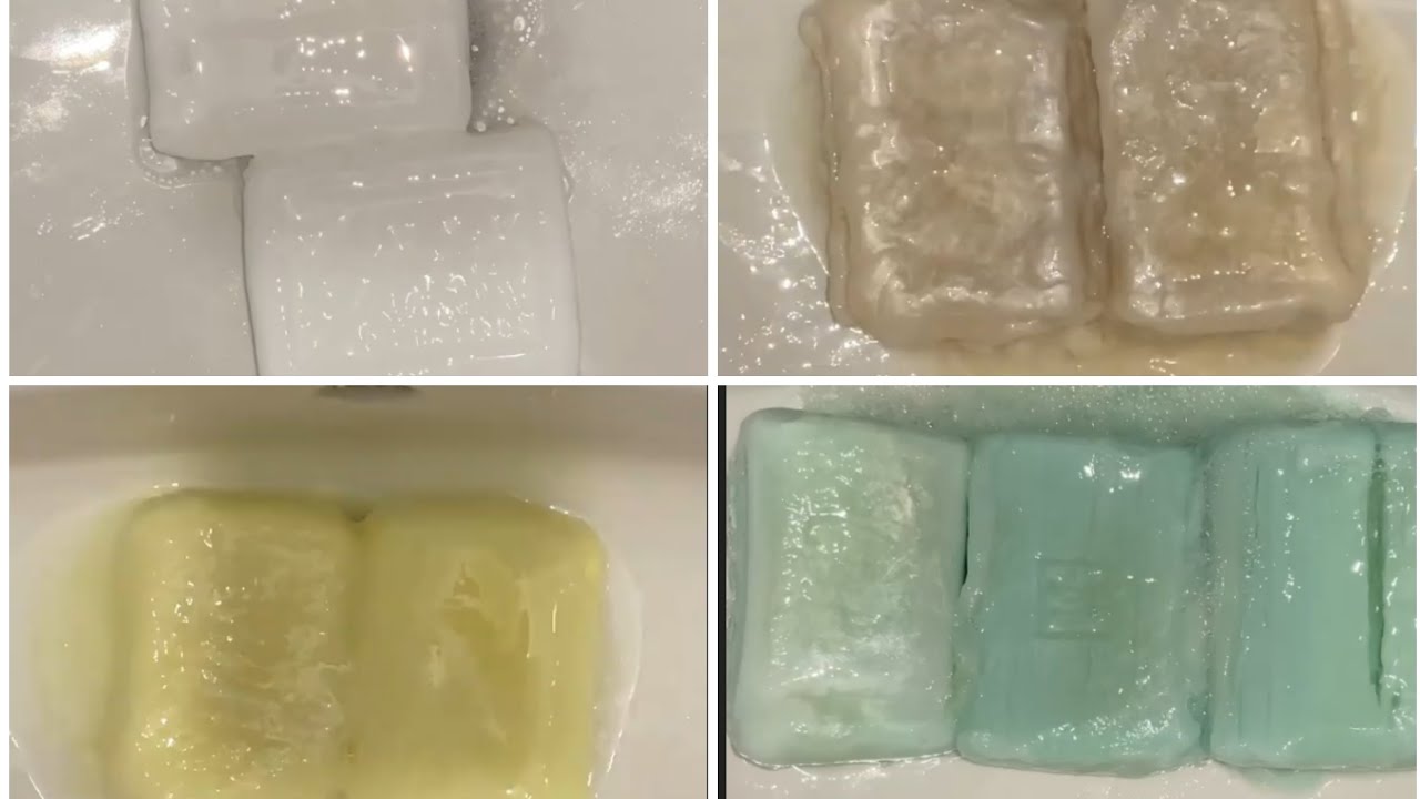 Soaked soap compilation ASMR #asmr #soakedsoap #mushysoap