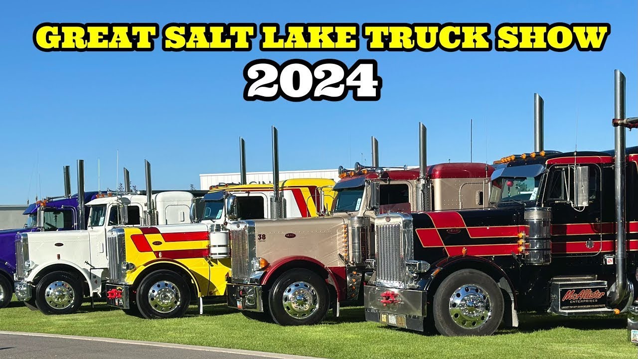 2024 Great Salt Lake Truck Show - Custom Big Rig Trucks from all over the USA (4K)