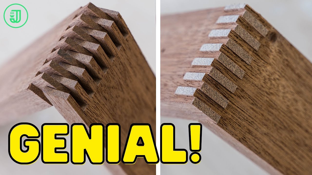 Perfekte FINGERZINKEN in Sekunden - an der Tischkreissäge oder Fräse! | Jonas Winkler