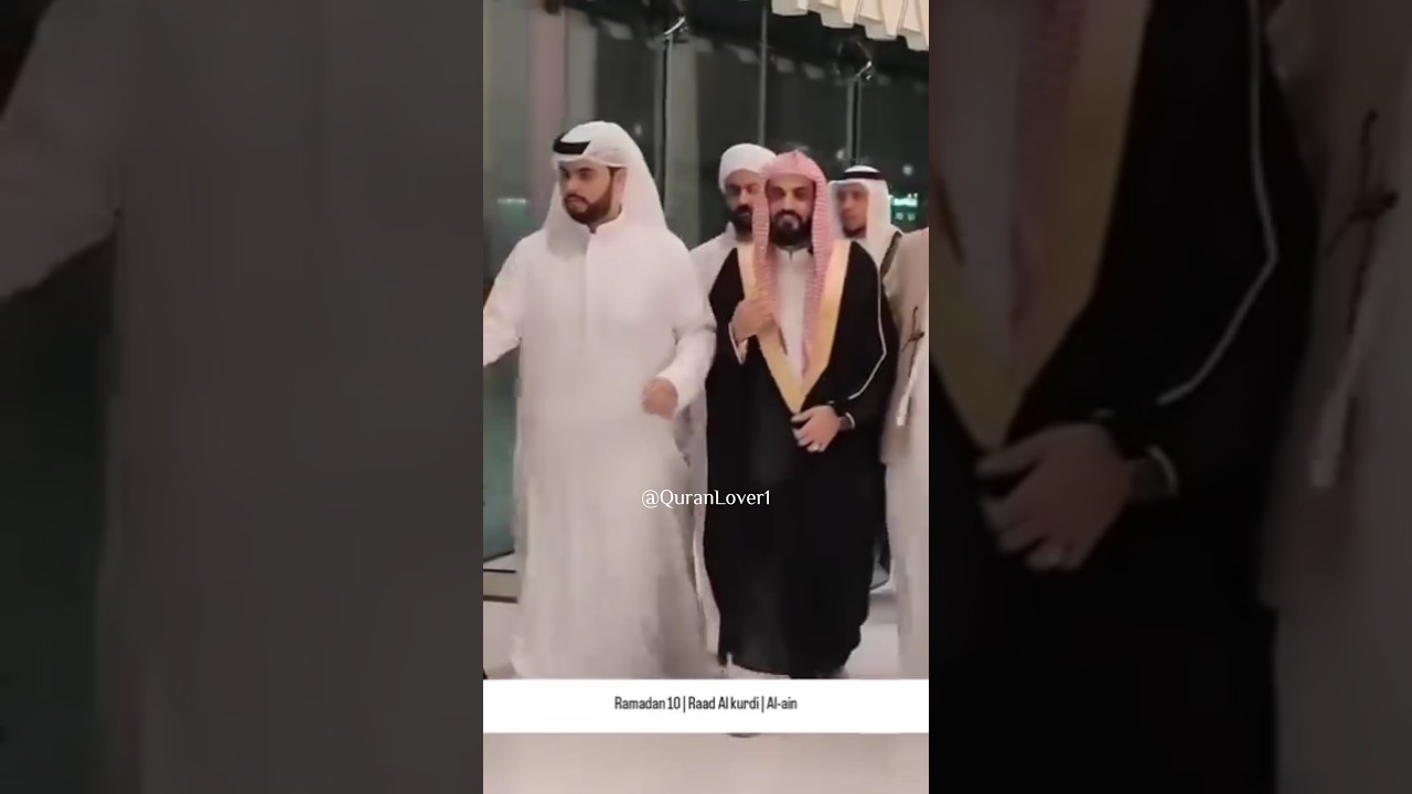 10 Ramadan _ Arrival of Sheikh Raad Al Kurdi in Masjid Khalifa, Al-Ain