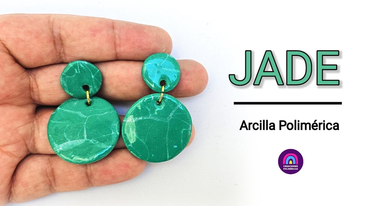 TUTORIAL | Cómo hacer piedra JADE con ARCILLA POLIMÉRICA | Creaciones Poliméricas