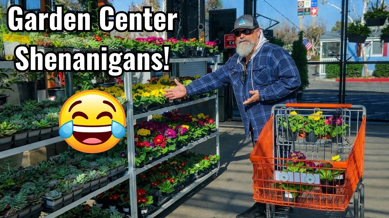Flower Shopping at Home Depot - With John! 😂