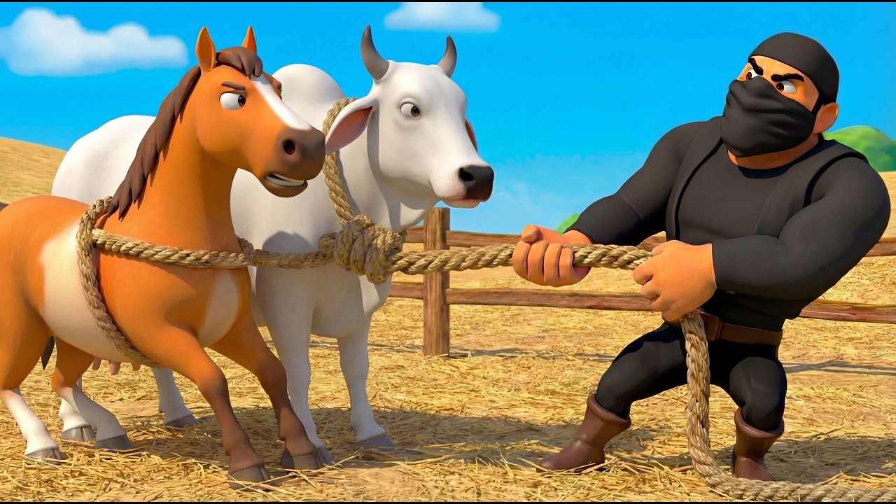 Ферма Старого Макдональда 😱 | Вор украл всех животных 🐄🐎