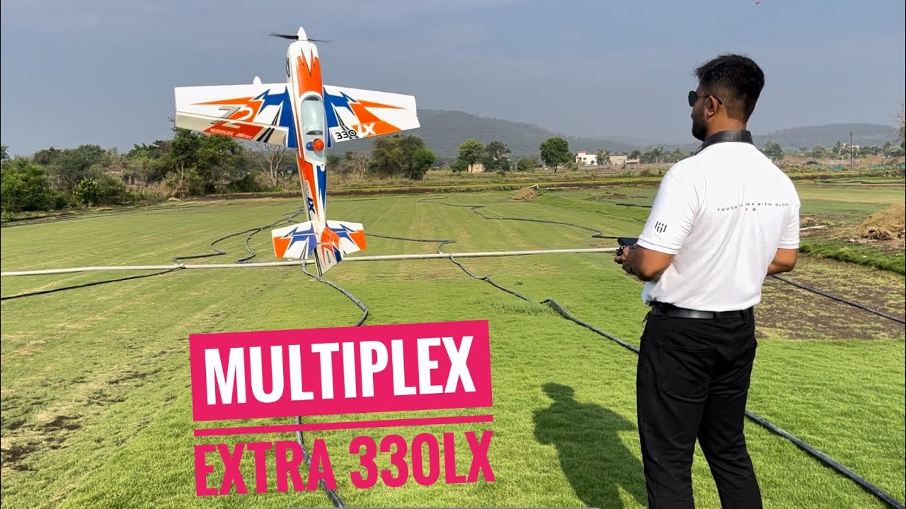 First Flight of the Multiplex Extra 330LX - Amazing Aerobatics!