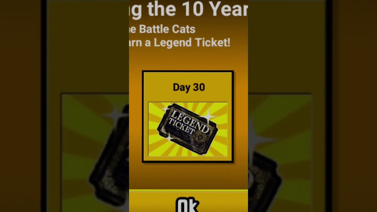 The First FREE Legend Ticket in Battle Cats EN History??