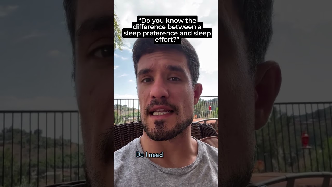 What is a sleep preference?!