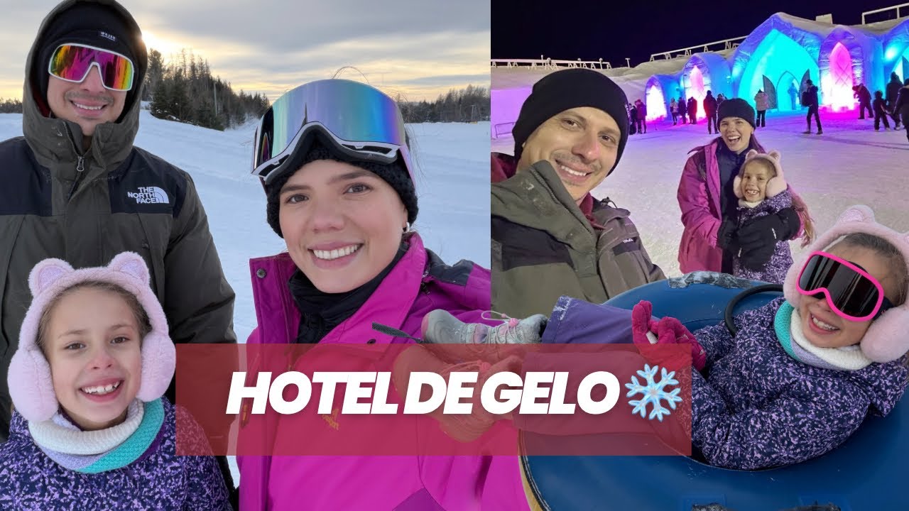 Village Vacances Valcartier: Escorregadores, Neve e Hotel de Gelo 🧊