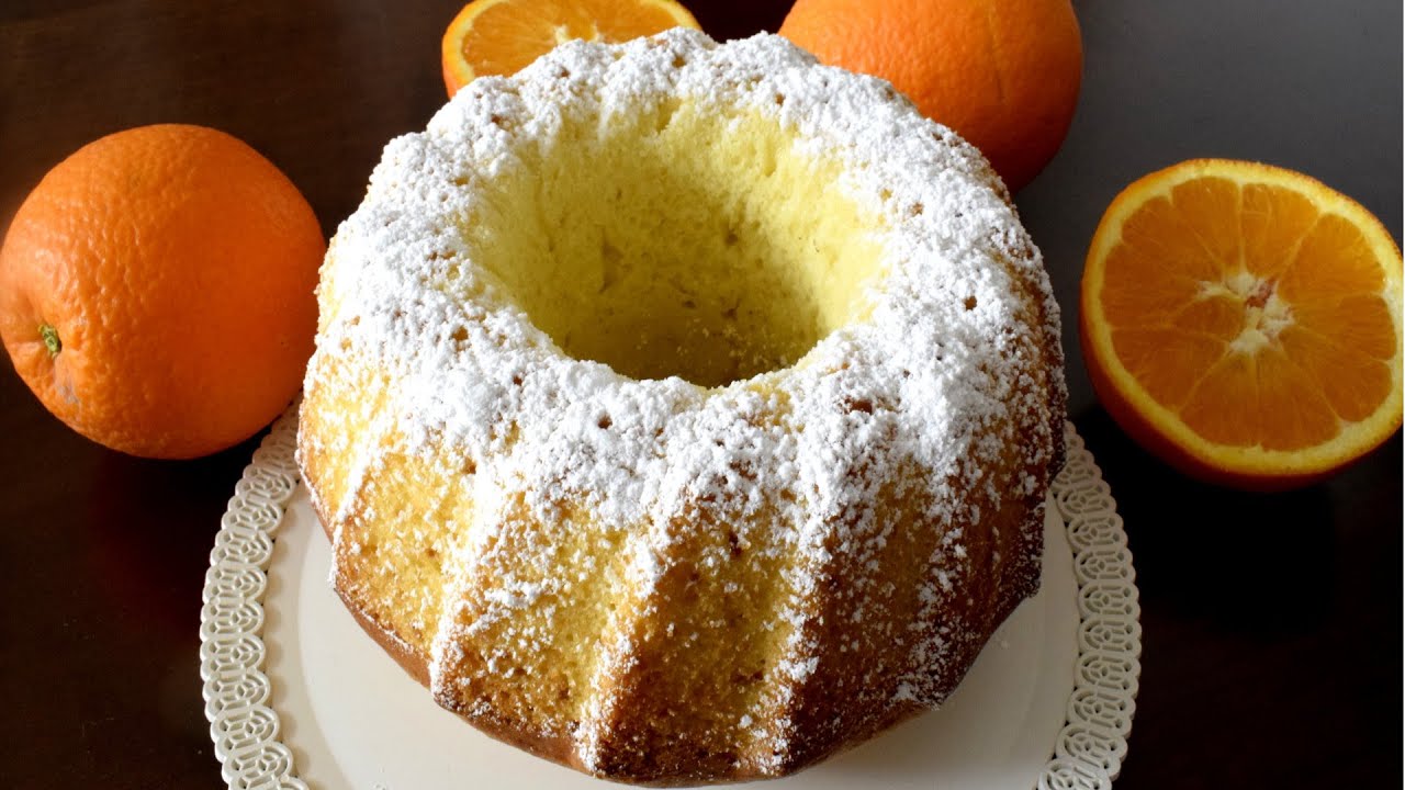 CIAMBELLA ALL'ARANCIA SOFFICISSIMA fatta in casa