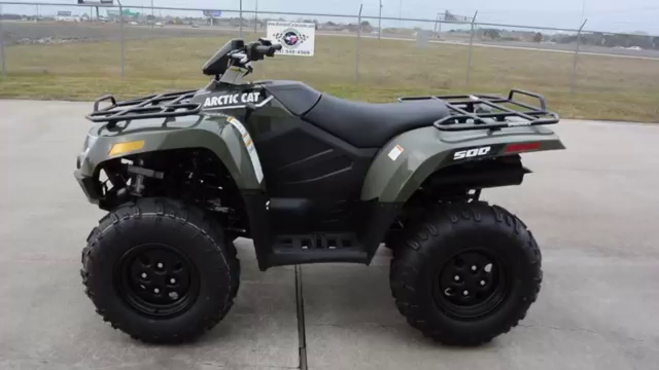 $5,999:  2016 / 2017 Arctic Cat 500 4X4  Green Overview and Review