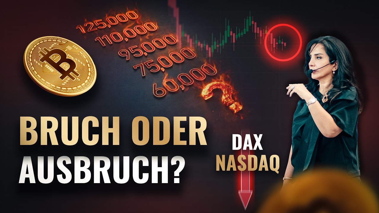 DAX, Nasdaq & Bitcoin im Downtrend: Bruch oder Ausbruch? | Markt Update Nazila Jafari