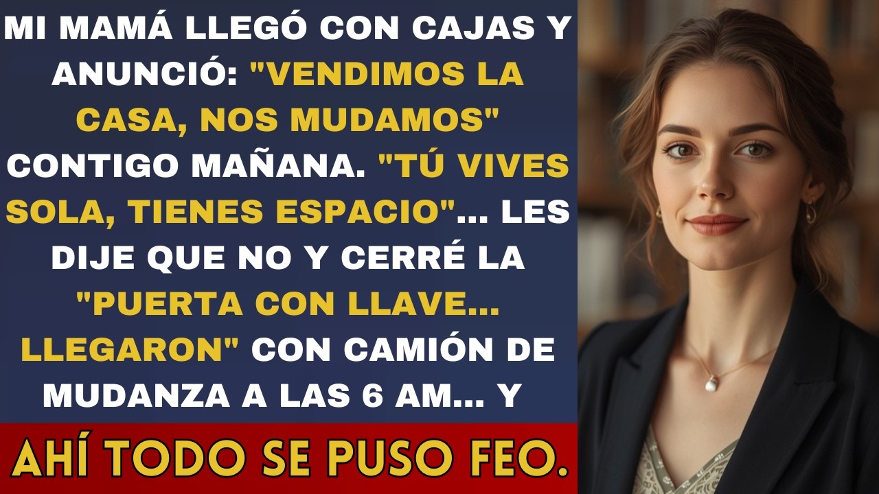 Mamá anuncia mudanza: 'Vendimos la casa, nos vamos contigo mañana'_ Les dije que no y cerré con