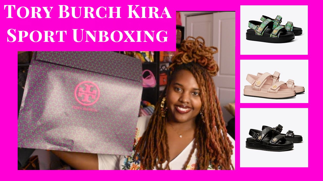 Tory Burch Kira Sport Sandal Collection & Unboxing with Mod Shots & Style Tips : thecompletedlook