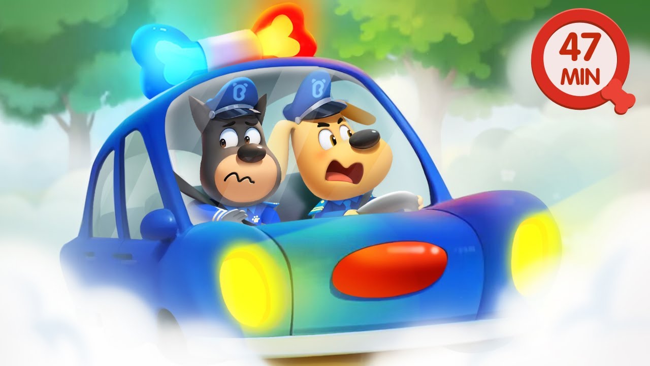 A Foggy Day | Safety Tips | Cartoons for Kids | Sheriff Labrador Police Cartoon
