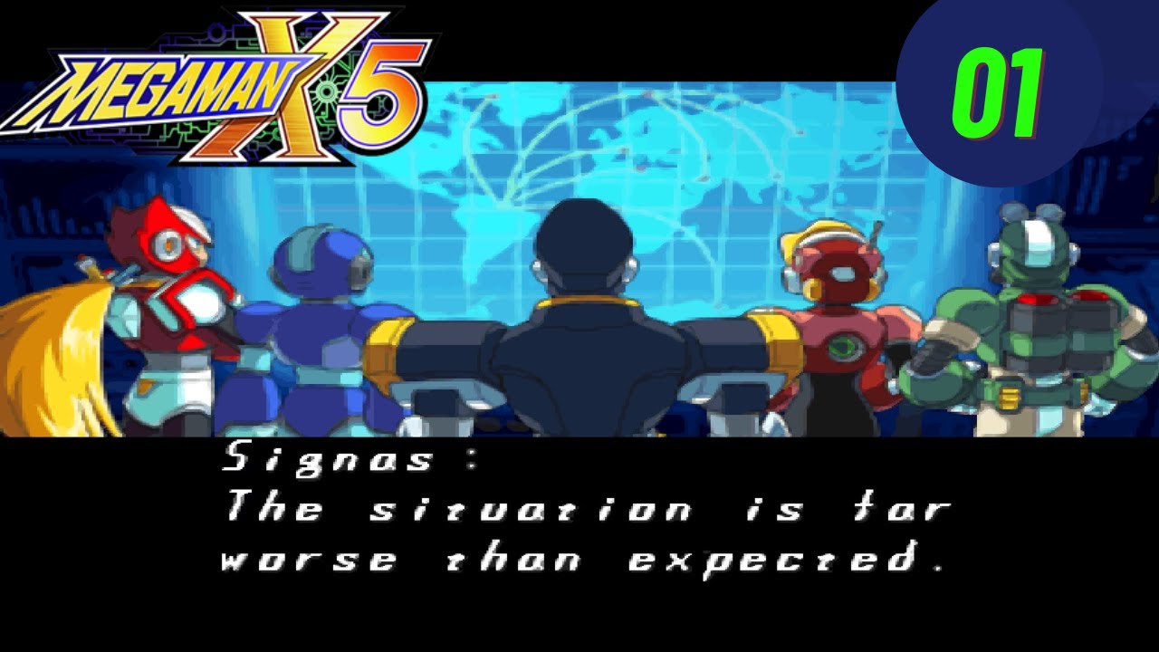Mega Man X Legacy Collection 2 - Mega Man X5 - 01 - The Sigma Virus