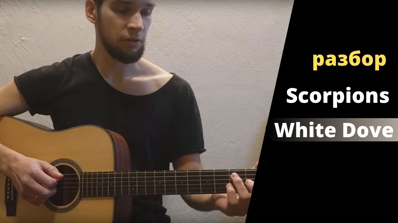 Как играть? Scorpions - White Dove [Уроки игры на гитаре] [Guitar lesson]