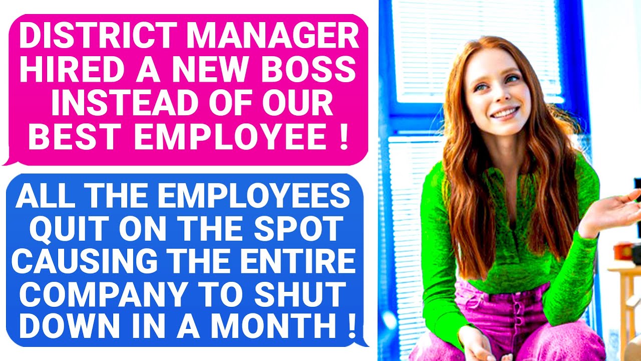 District Manager Hired A New Boss! ALL Employees Quit On The Spot! Company Shut Down in 1 Month r/EP