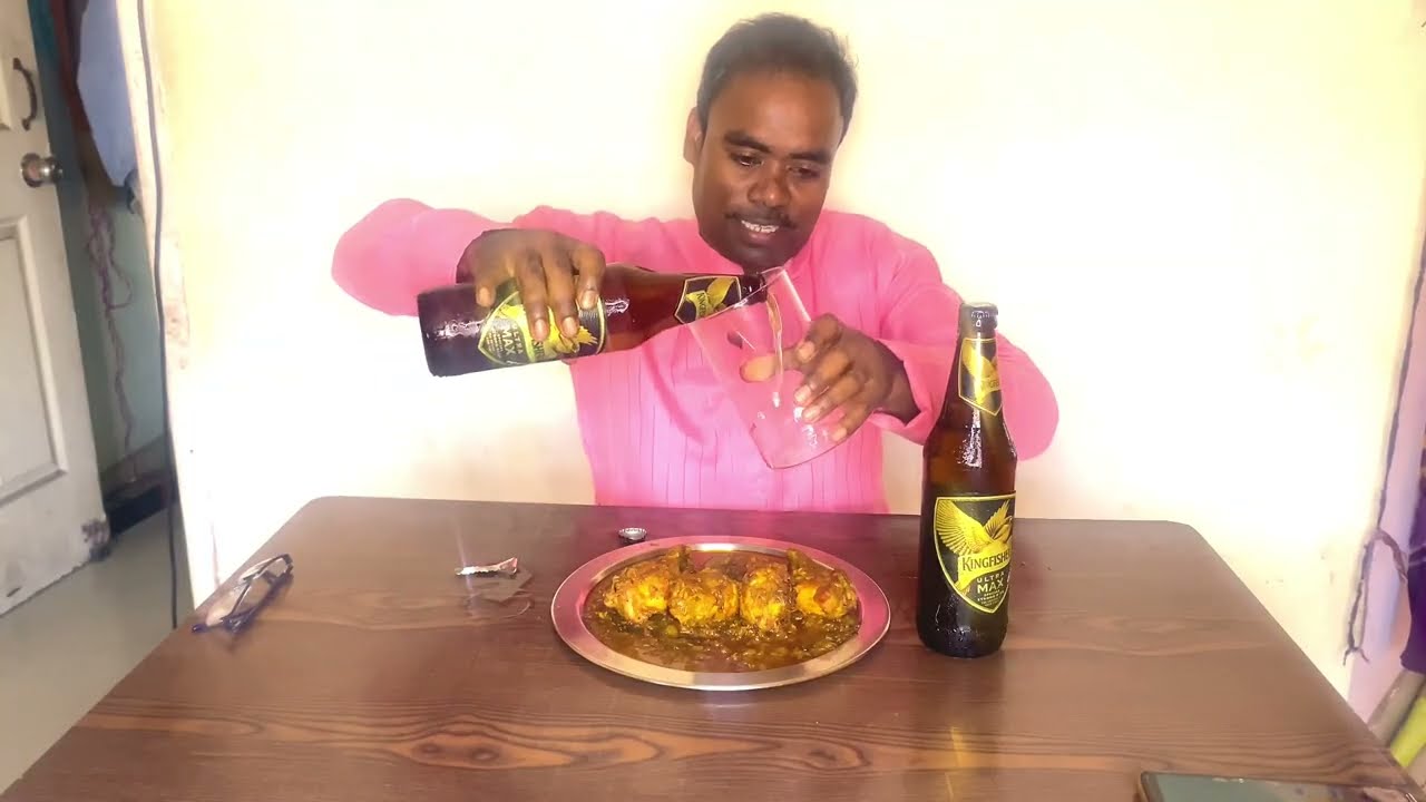 KINGFISHER ULTRA MAX Bear Alcohol Drink Chicken Leg Please 
