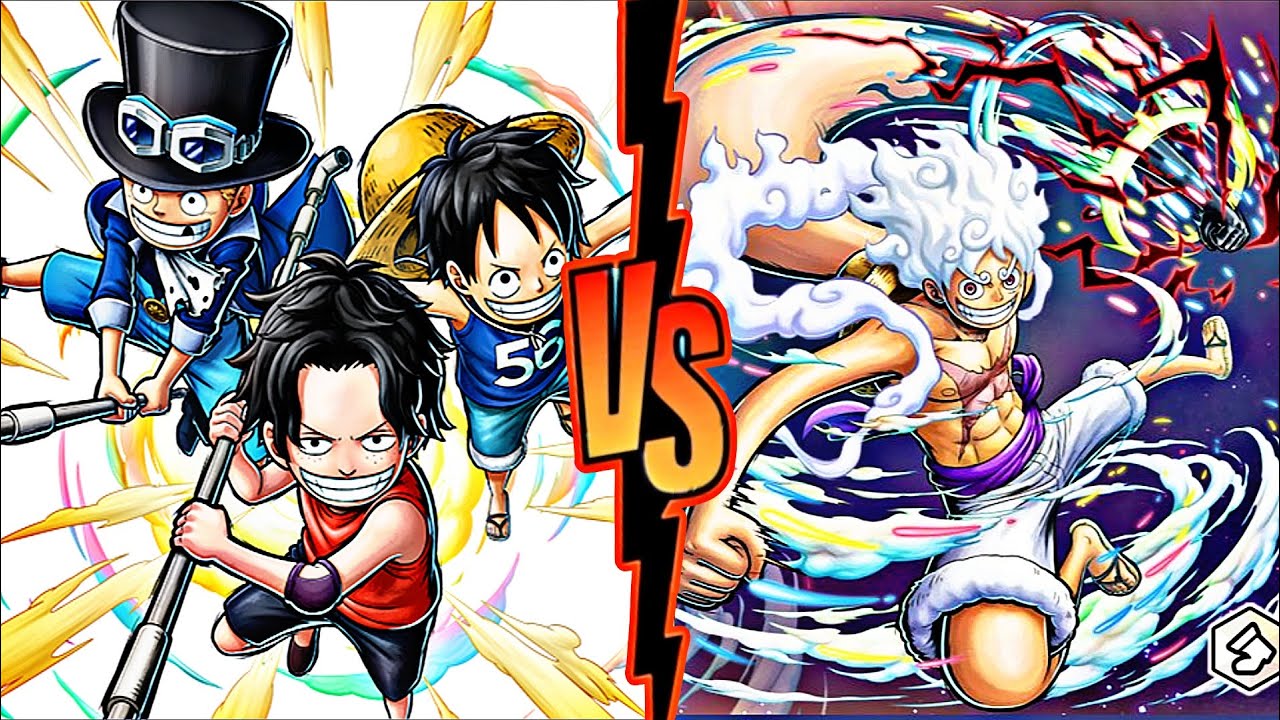 ASL (Ace Sabo Luffy) vs Gear 5 Luffy V2 🔥| OPBR Gameplay