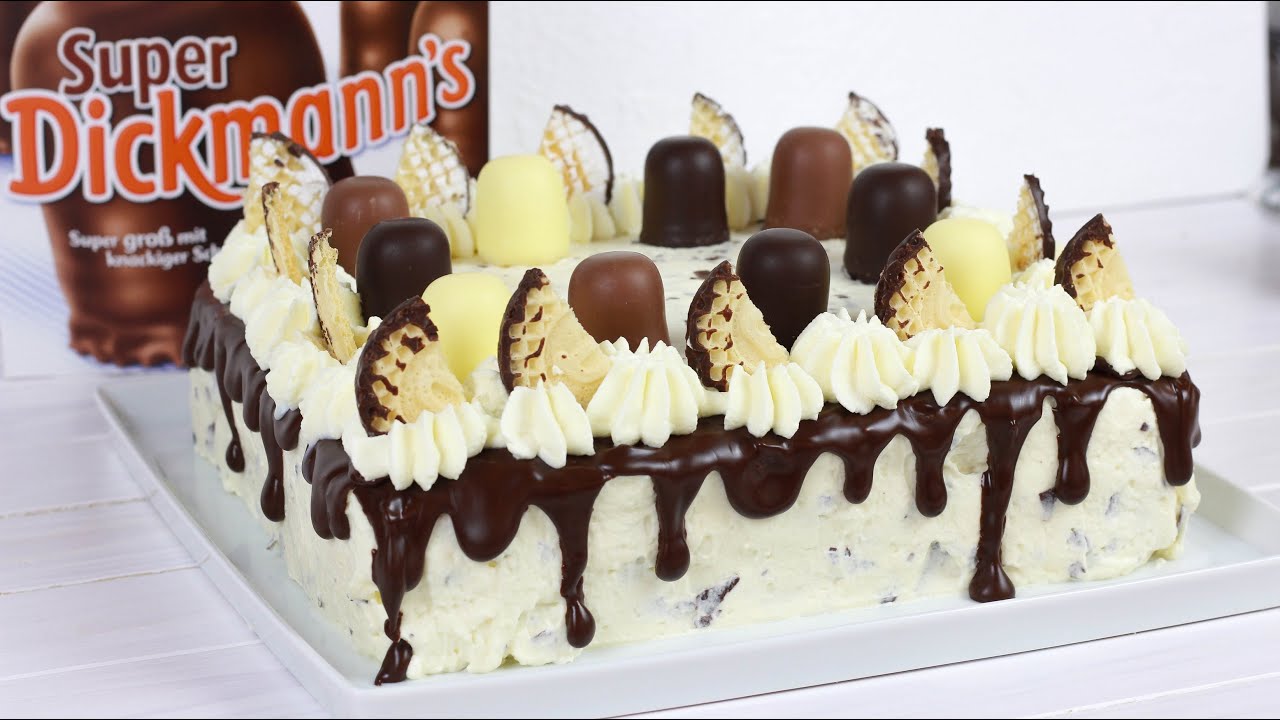Dickmanns Torte mit 5 Zutaten in 10 Minuten I Schokokuss Torte