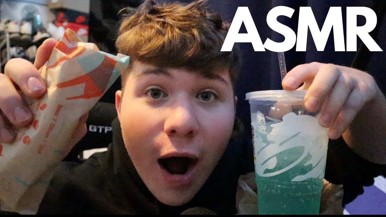 (ASMR) Taco Bell Mukbang (asmr eating Sounds)