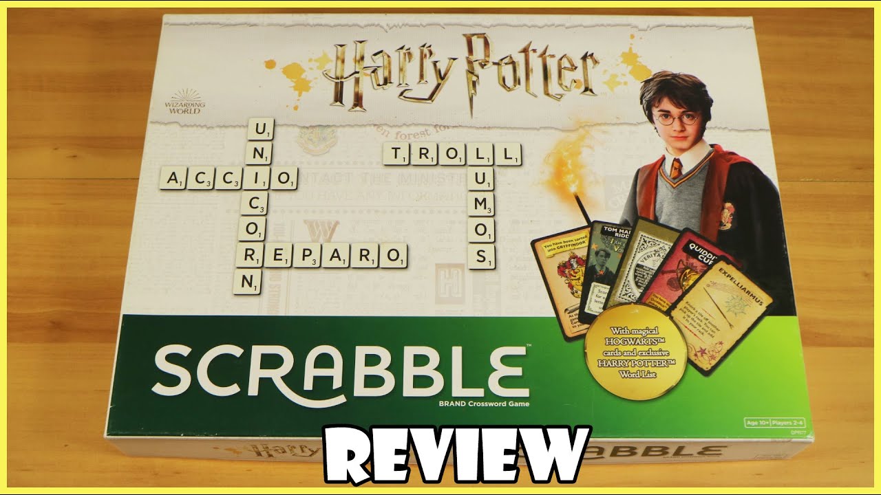Harry Potter Scrabble Board Game Review! | Board Game Night