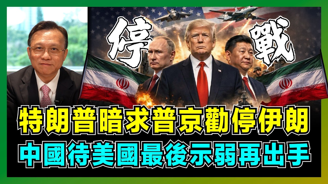 特朗普暗求普京勸停伊朗，中國待美國最後示弱再出手！｜美國四線作戰即將爆發，伊朗封鎖霍爾木茲海峽，油價戰術將如何影響白宮！【屈機大戰略 EP30】