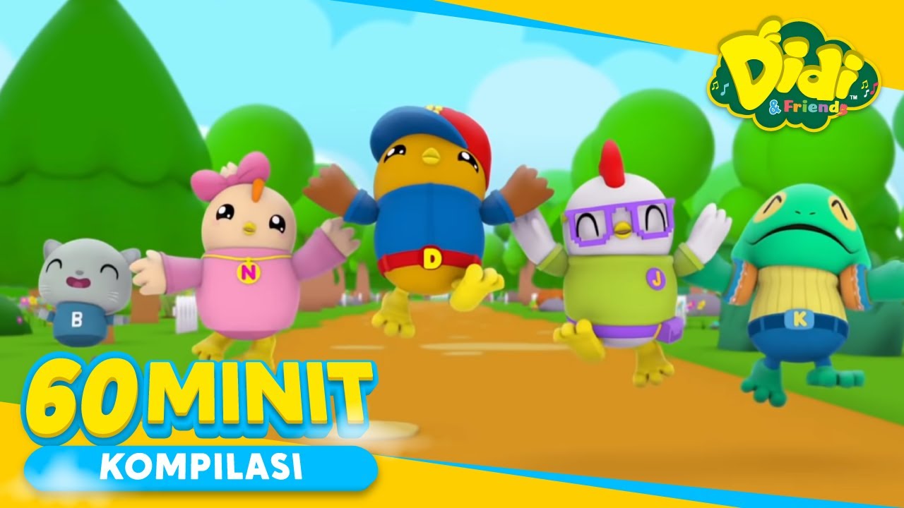 Yakin Boleh I 60 Minit I Didi & Friends I Lagu Kanak-Kanak I Cerita Didi & Friends