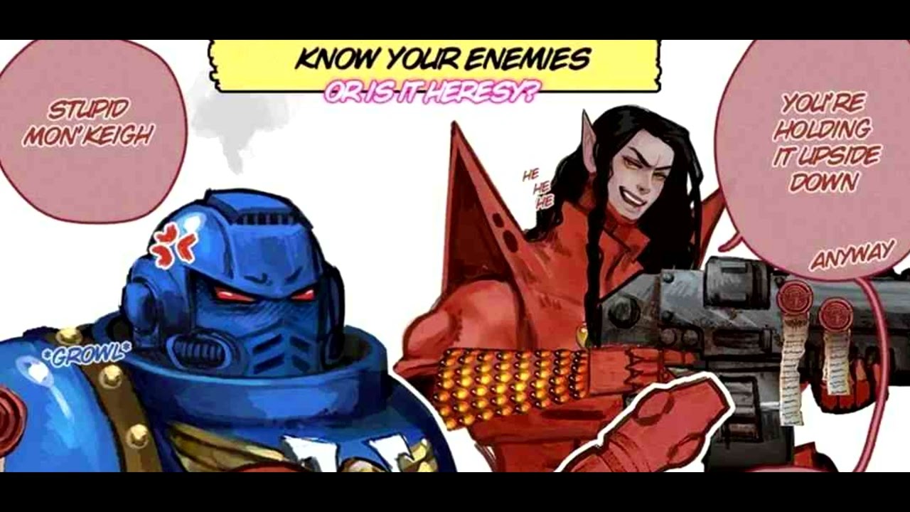 The Eldar Try Imperial Weaponry | Warhammer 40K Meme Dub