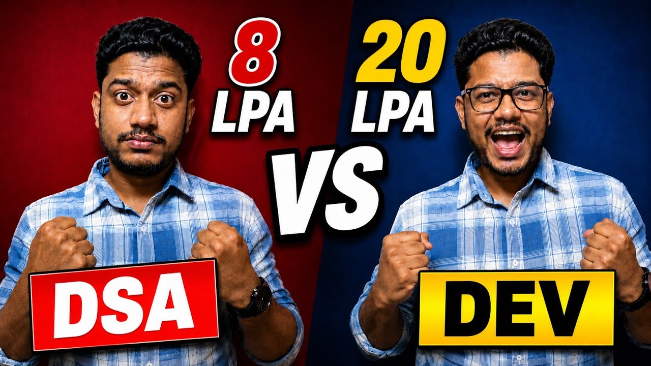 DSA vs Development | What to do for Placement? | Which One Actually Pays More ? 