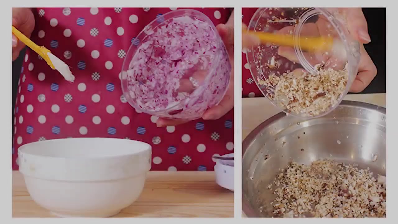 Hand pull mini chopper