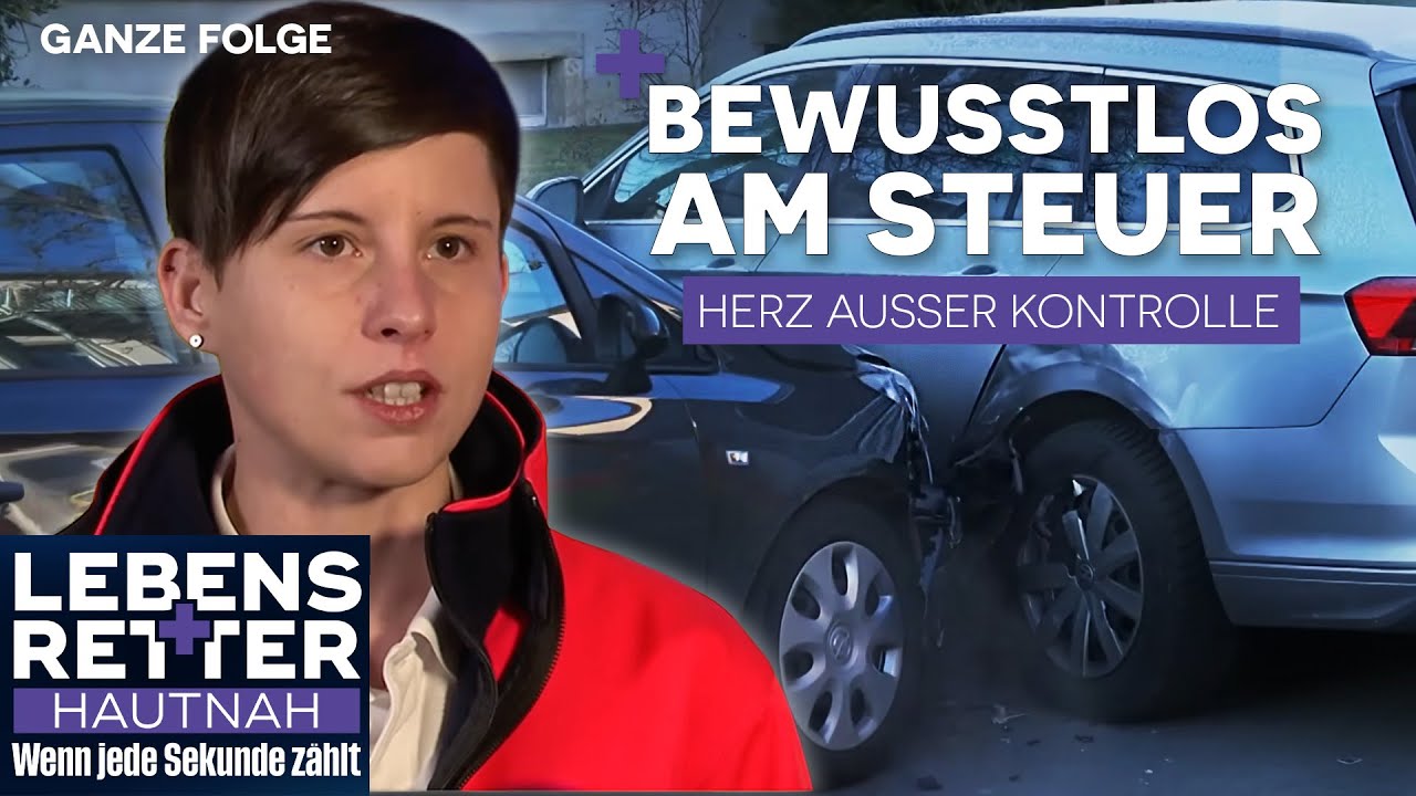 Pl&ouml;tzlich ohnm&auml;chtig im Auto: Schwerer Unfall deckt Herzproblem auf | Lebensretter hautnah