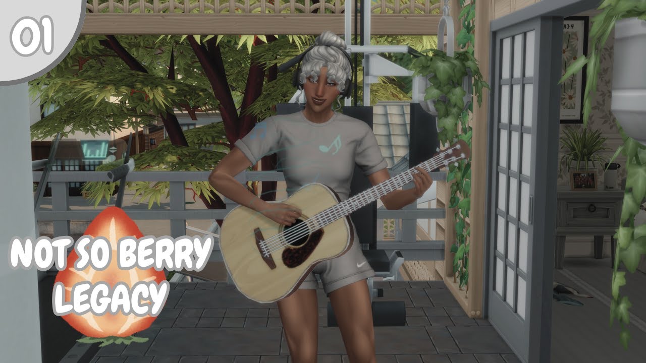 The Relationship Woes of An Athletic Music Lover 🩶 The Sims 4 - Not So Berry Legacy 🩶 Grey Gen 01 ⚽️