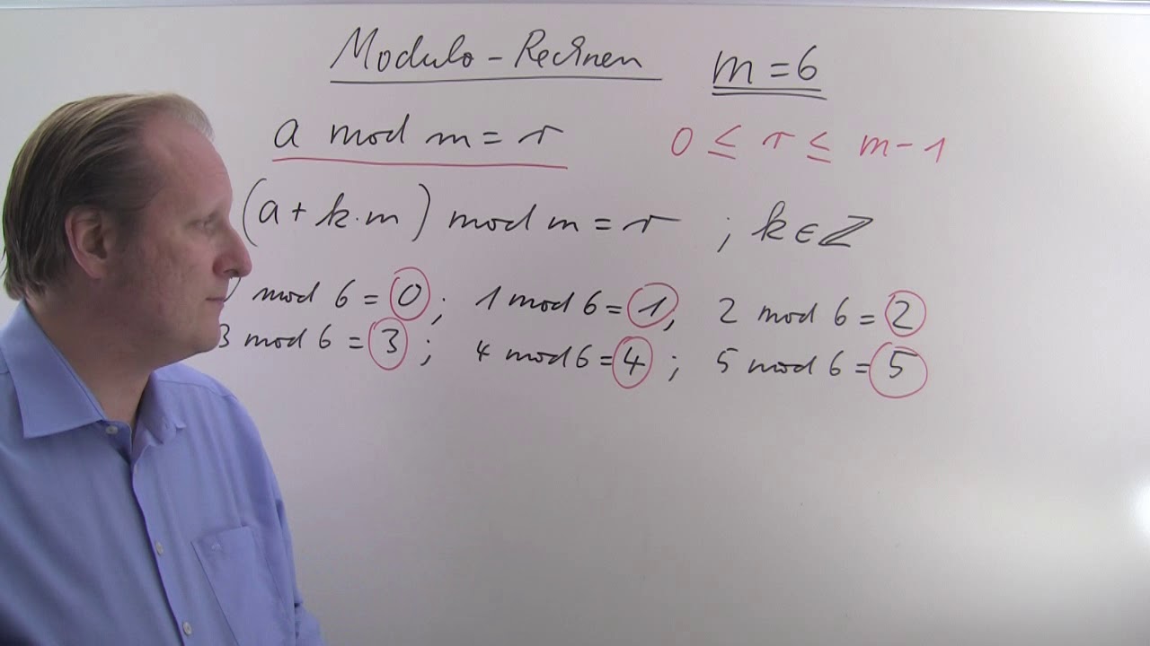 Modulo-Rechnen-Wie viele Restklassen gibt es
