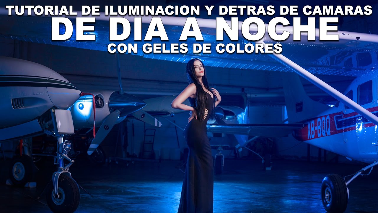 De dia a Noche, con geles de colores. Fashion Photoshoot para Dania Luna en Aviones