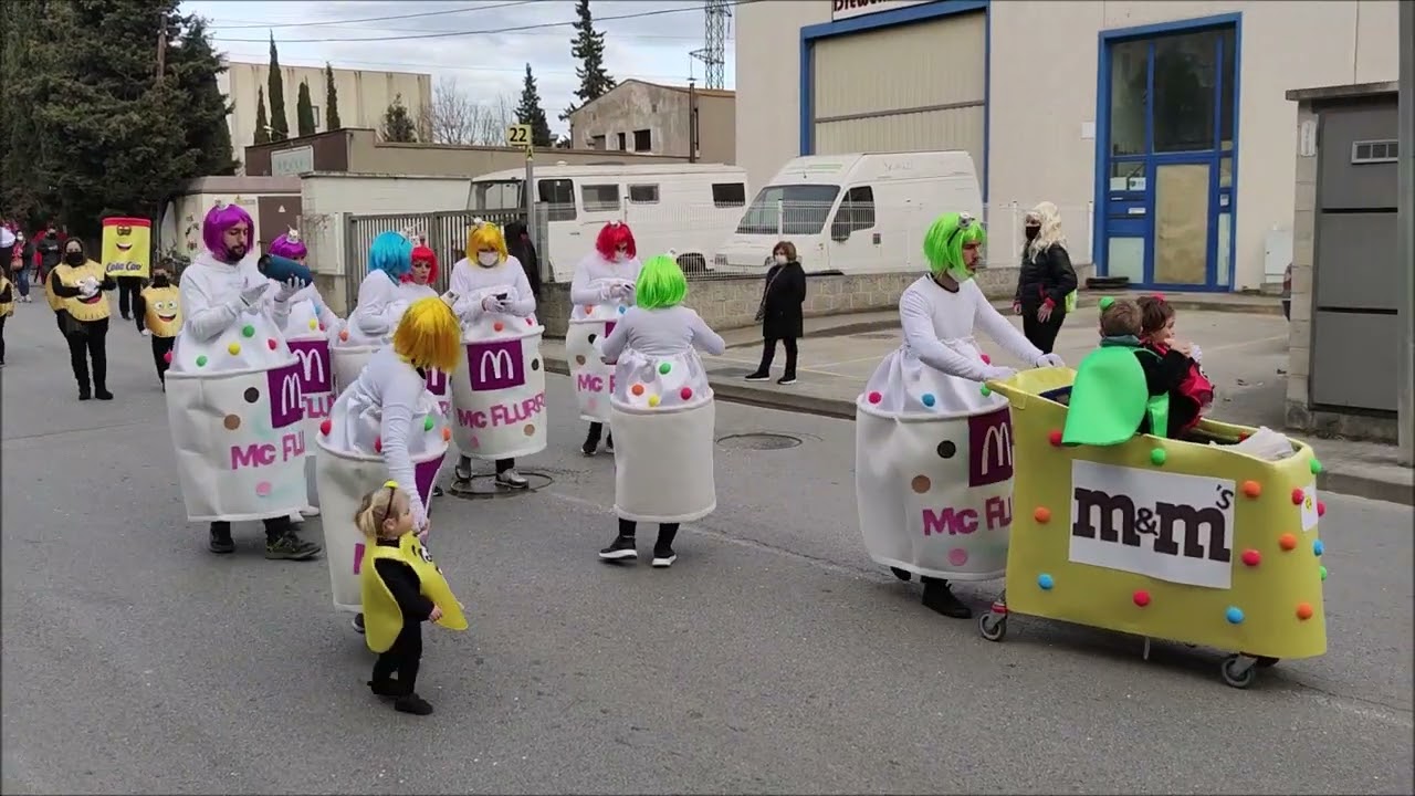 Rúa de Carnaval 2022 en MONTORNÈS del Vallès, Barcelona 26-02-22