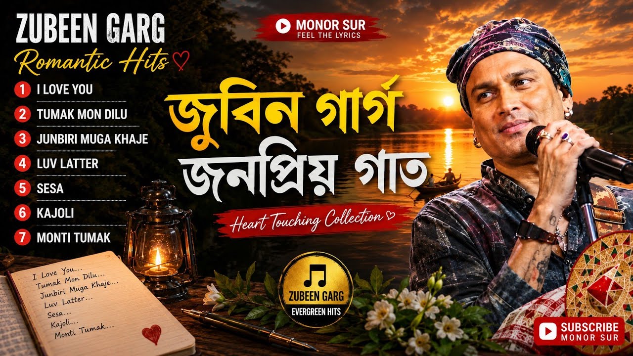 Best Assamese Song By Zubeen Garg I Top 7 Assamese Zubeen Garg Song I Old Assamese Jukebox Song 