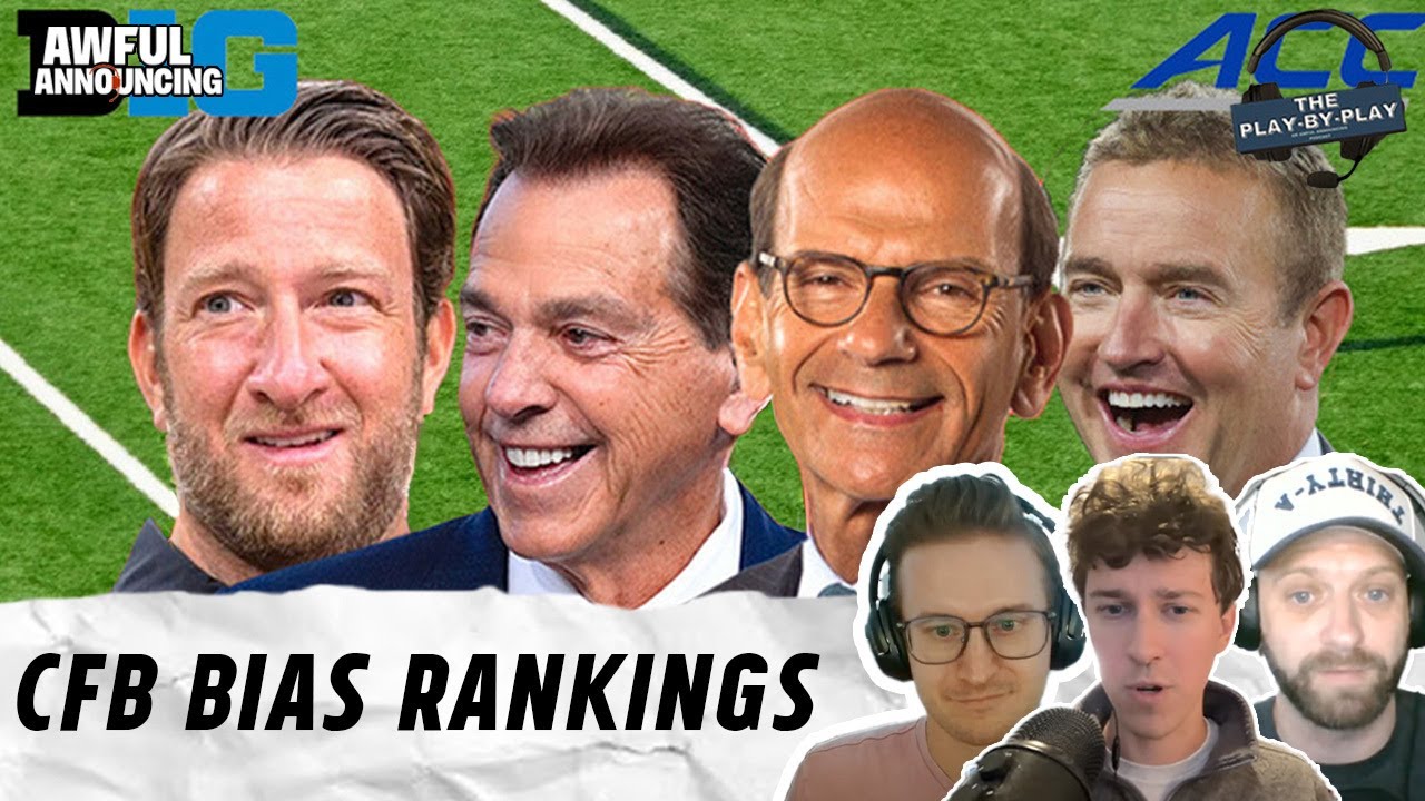 CFB media BIAS rankings | Stugotz to FOX!? | The Play-By-Play LIVE