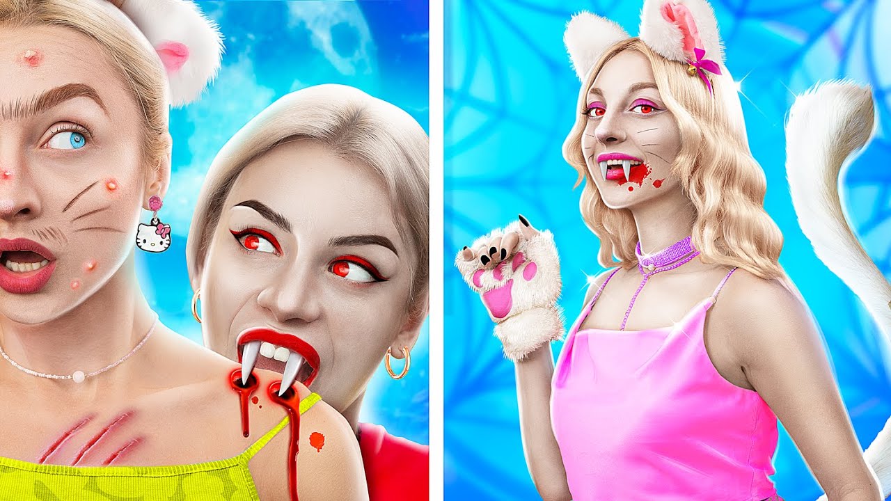 Comment Devenir une Kitty Vampire / Transformation Extrême de Hello Kitty en Vampire