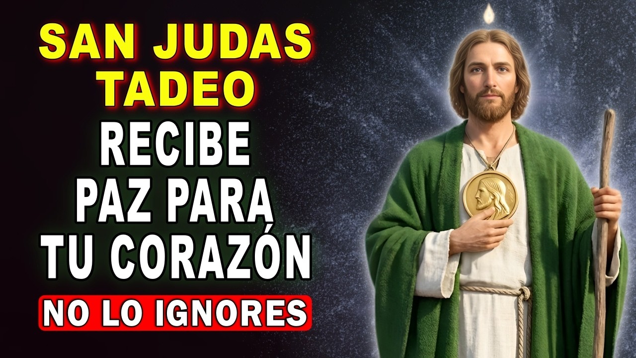SAN JUDAS TADEO: La Oración que Abre as Portas que as Angústias Fecharam 🔴🙏