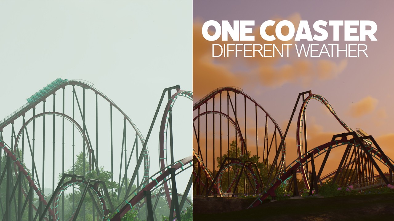 Planet Coaster 2: The Most REALISTIC Weather Yet? (Sky Studio Mod)