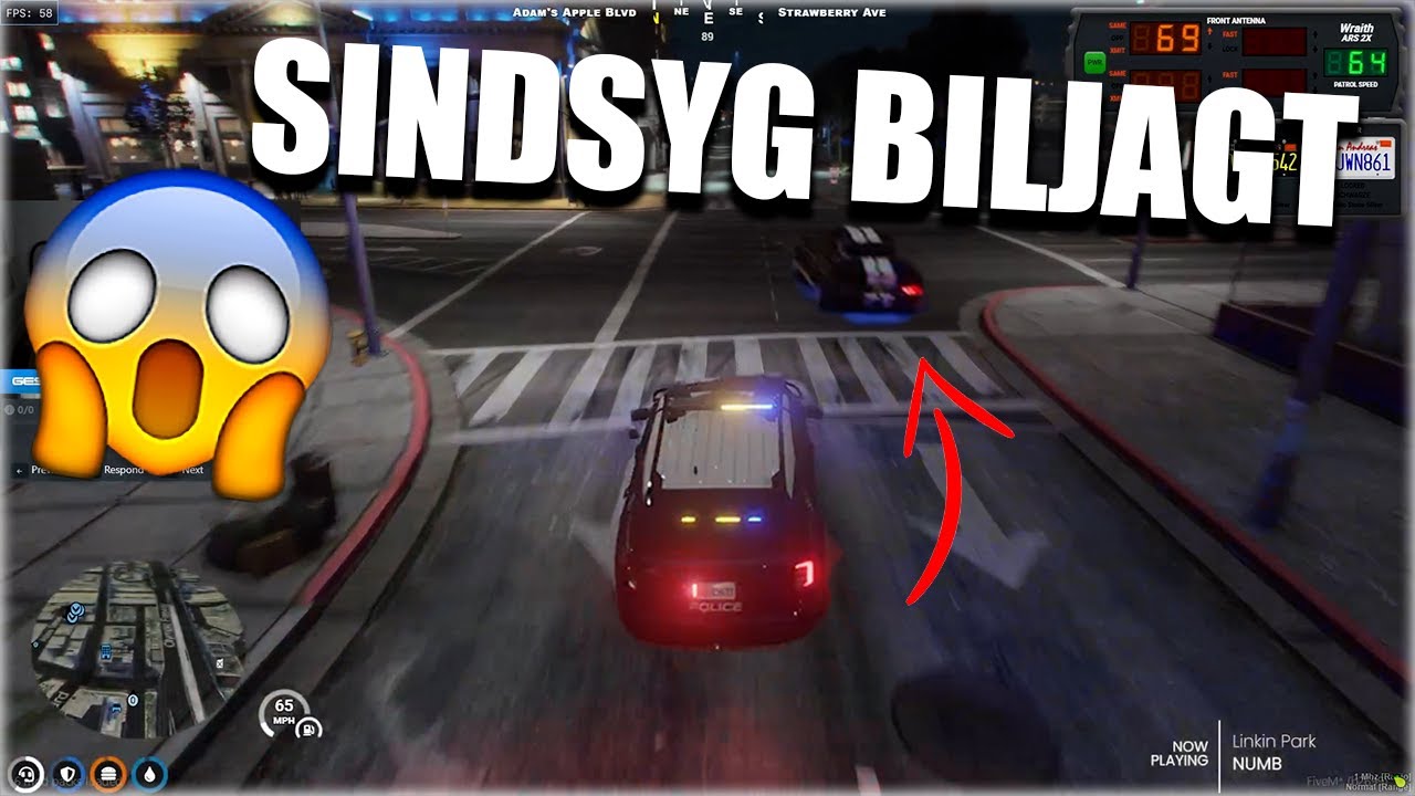 VANVITTIG BILJAGT! Dansk RP