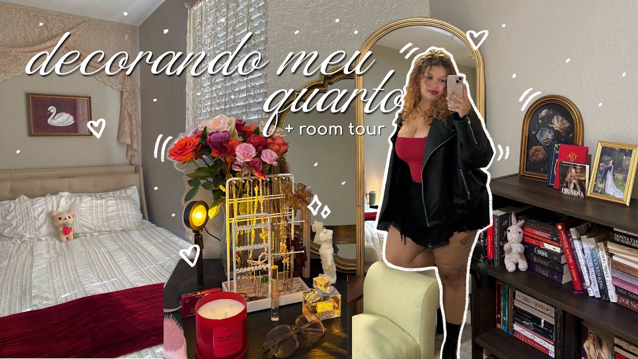 decorando meu quarto + tour final 🦢💌 pinterest aesthetic