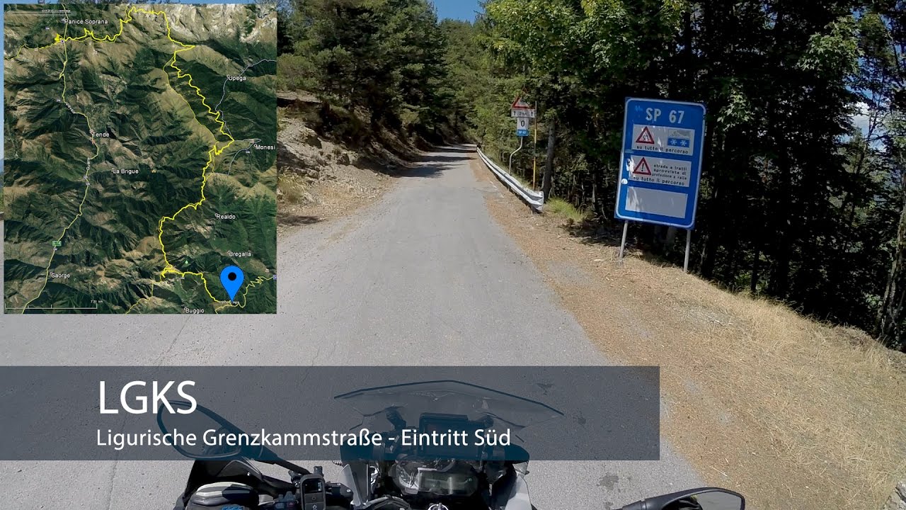 Ligurian Border Ridge Road / Ligurische Grenzkammstrasse / LGKS (Aug 2015)