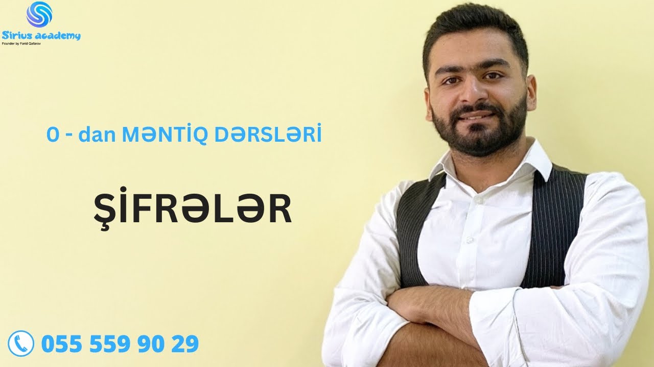 MƏNTİQ - ŞİFRƏLƏR - FƏRİD QAFAROV