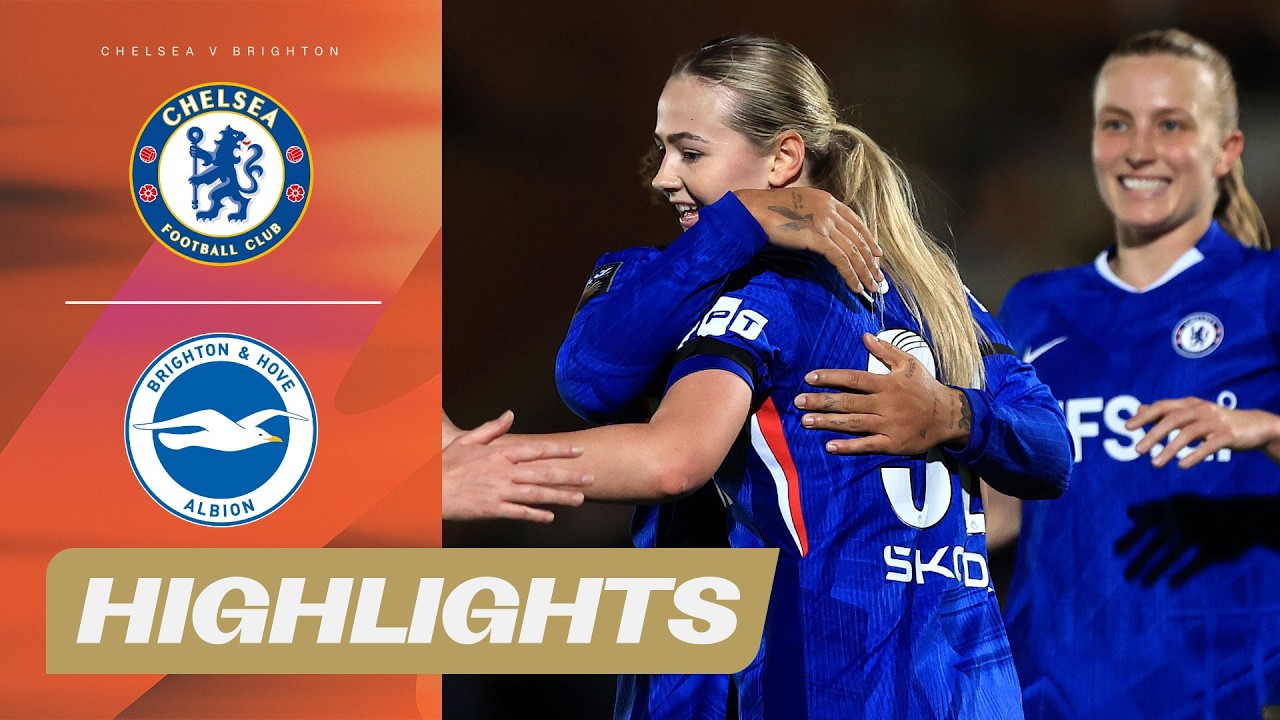 🌟 Lexi Potter's First Senior Goal Seals Victory | Chelsea v Brighton Highlights | Barclays WSL 25/26