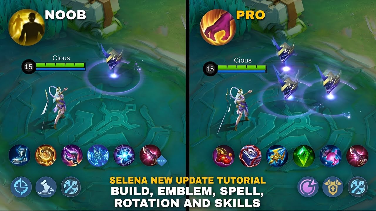SELENA NEW UPDATE TUTORIAL 2026 (TIPS, BUILD, EMBLEM AND ROTATION) | SELENA TUTORIAL 