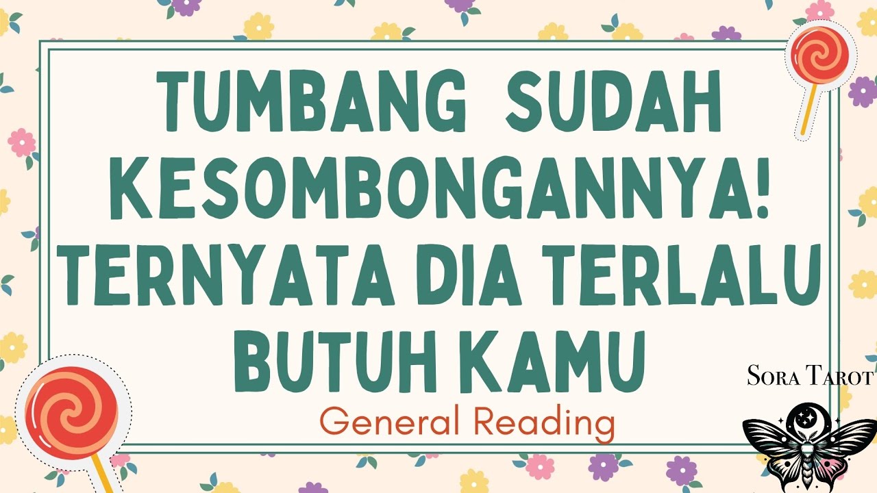 TERNYATA TERLALU BUTUH KAMU