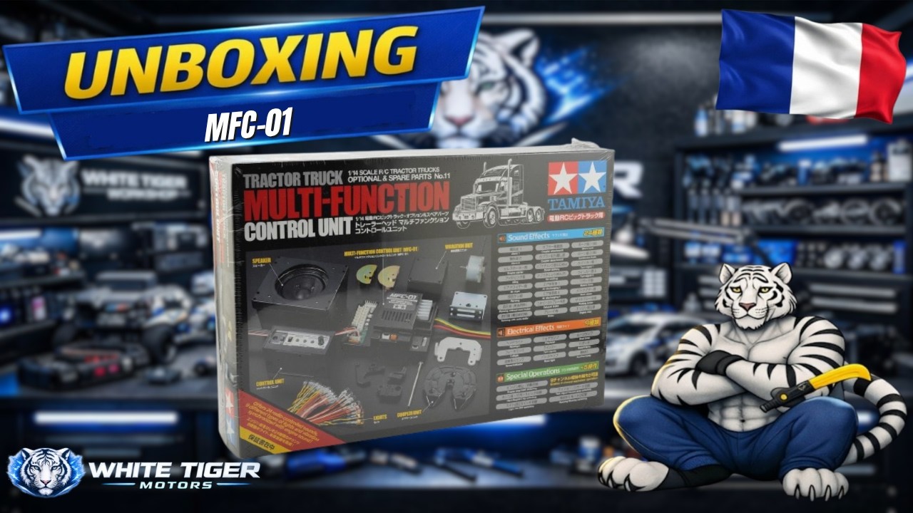 Unboxing Tamiya MFC-01 control multi fonction