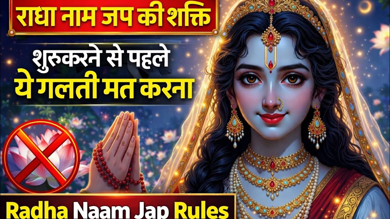राधा नाम जप की शक्ति | शुरू करने से पहले ये गलती मत करना| Radha Naam Jap Rules @Sohnikudi1111 